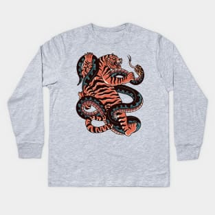 the duel tattoo Kids Long Sleeve T-Shirt